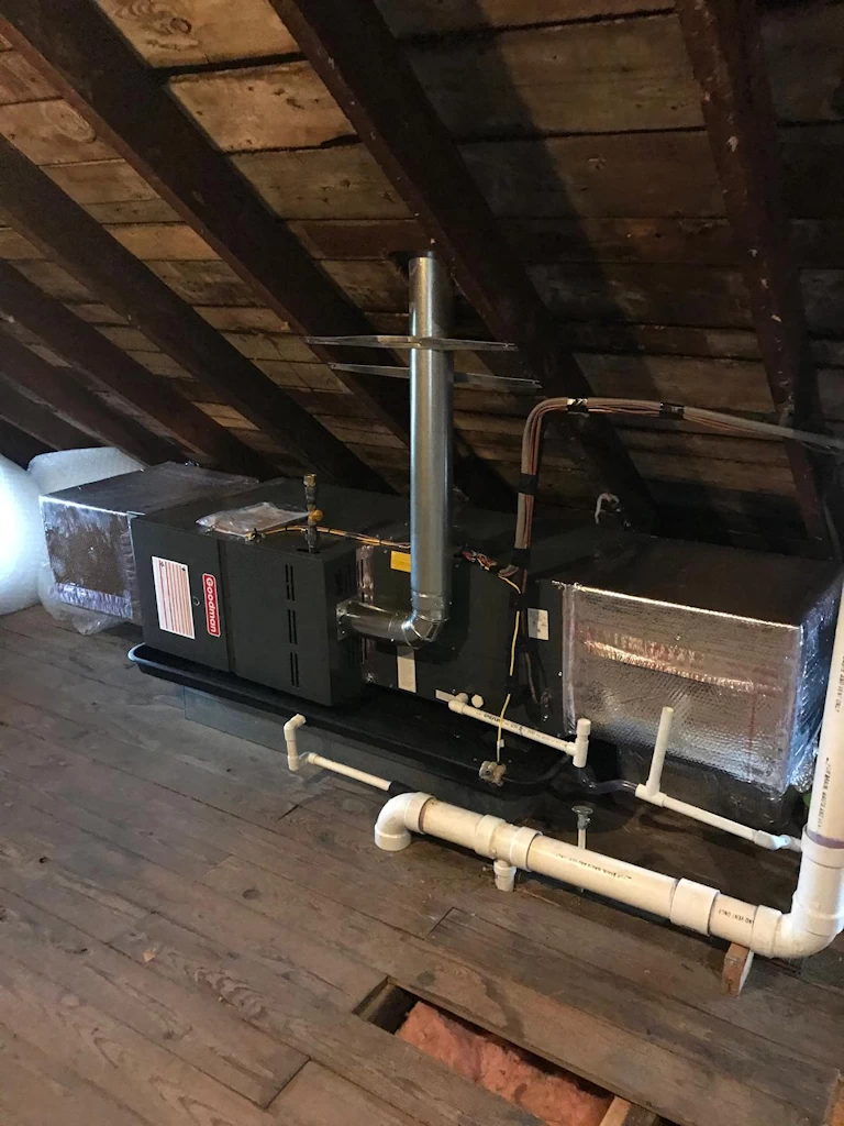 Attic HVAC installation Maryland